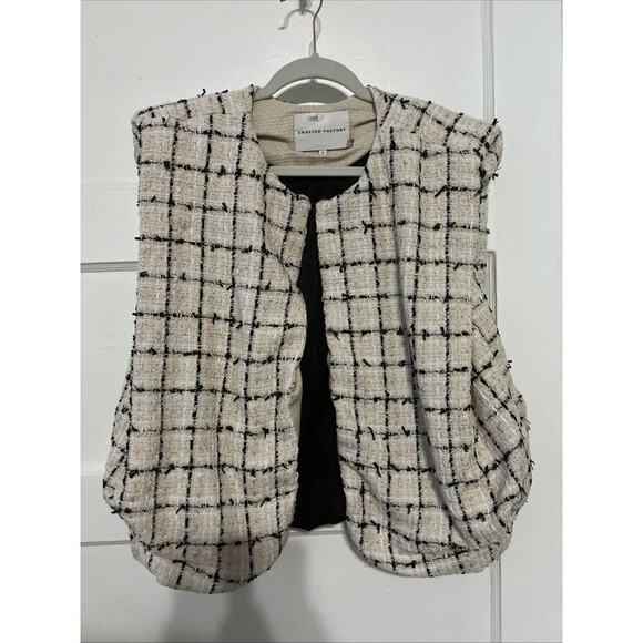 English Factory Tweed Vest Size XS ($210 retail) - Picture 2 of 6